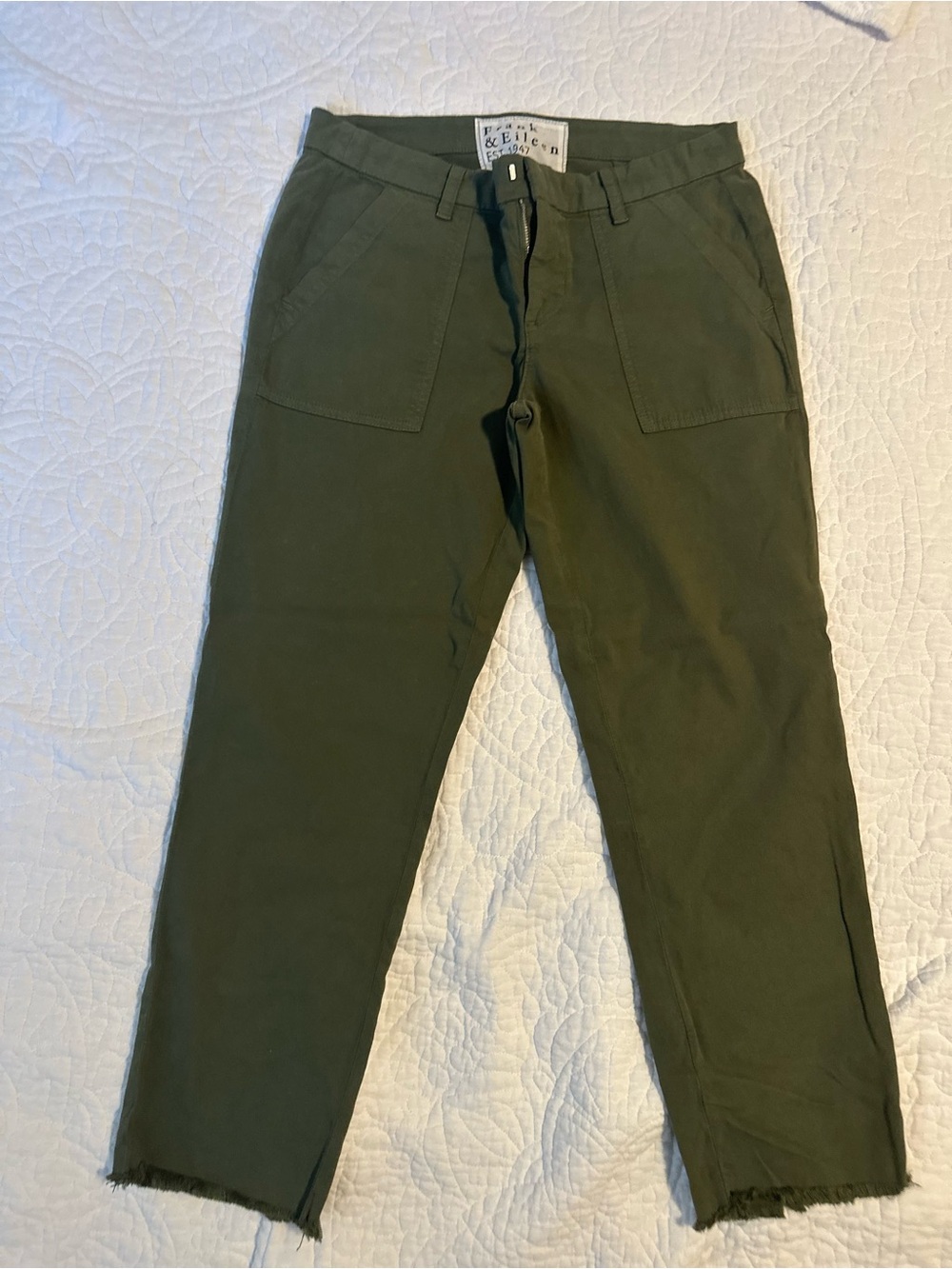 Frank & Eileen Olive Green Men’s Chinos